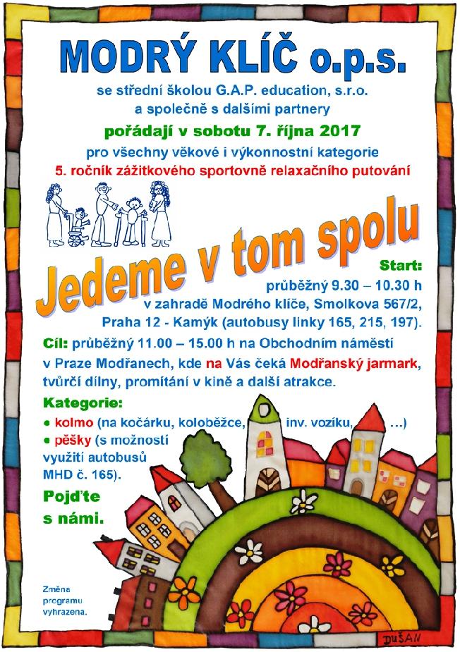 Pozvánka na sobotní zážitkové putování  „Jedeme v tom spolu“