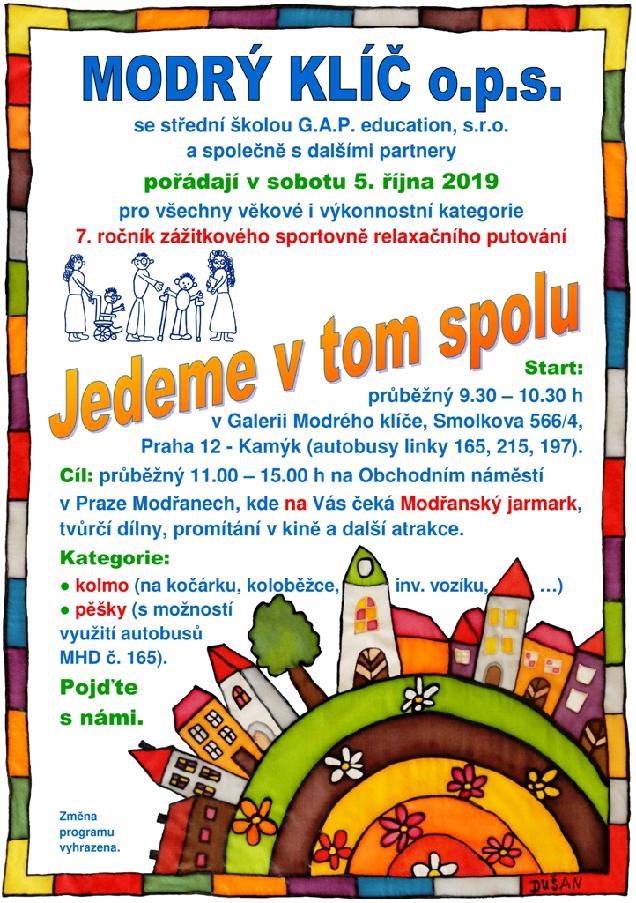 Jedeme v tom spolu – pojďte s námi kolmo nebo pěšky!