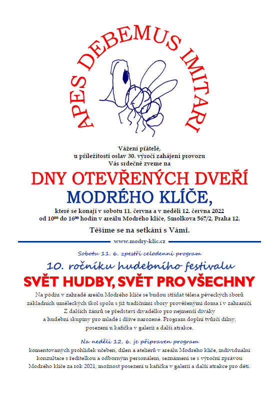 Den otevřených dveří v Modrém klíči