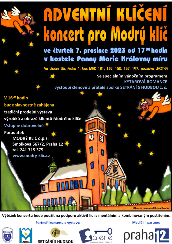 Adventní klíčení – koncert pro Modrý klíč